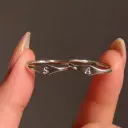 Letter Couple Ring
